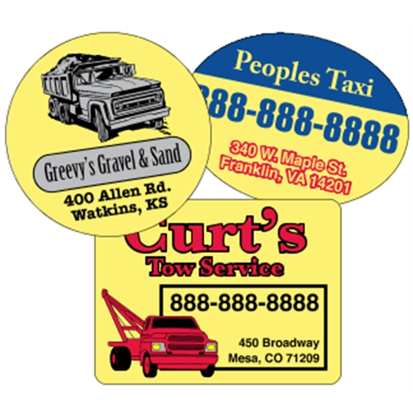Outdoor Durable Roll Label (Back Adhesive)