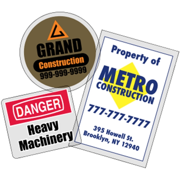 Outdoor Durable Roll Label (Face Adhesive)