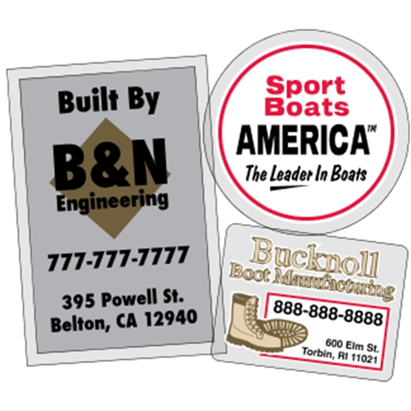 Outdoor Durable Roll Label (Face Adhesive)