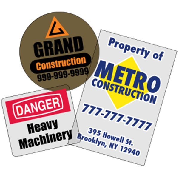 Outdoor Durable Roll Label (Back Adhesive)
