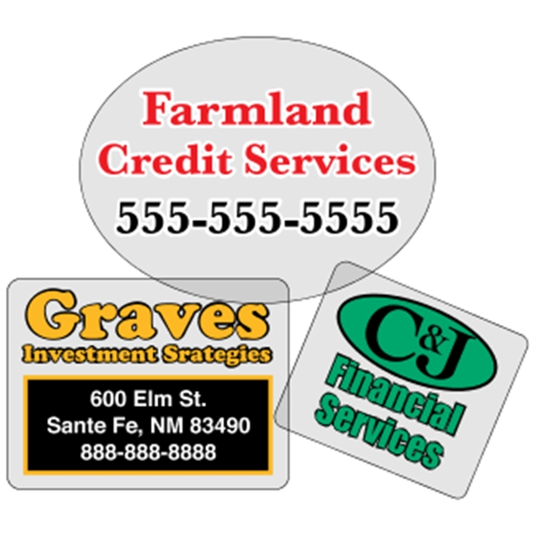 Outdoor Durable Roll Label (Back Adhesive)