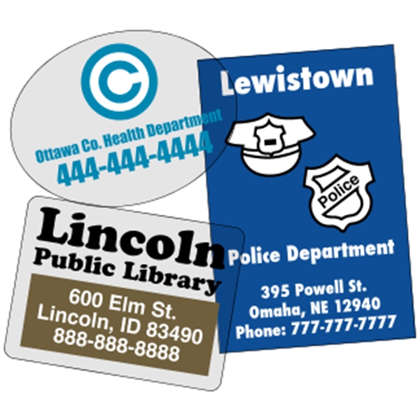 Outdoor Durable Roll Label (Back Adhesive)