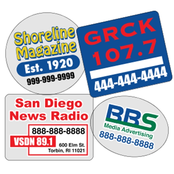 Outdoor Durable Roll Label (Back Adhesive)