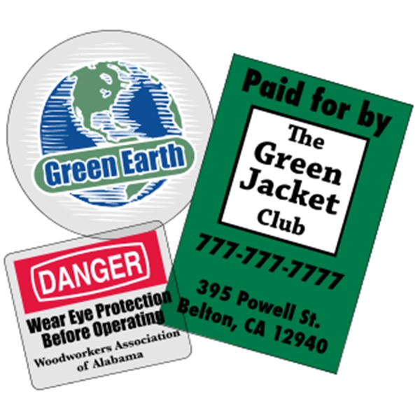 Outdoor Durable Roll Label (Back Adhesive)