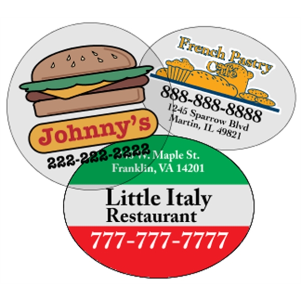 Outdoor Durable Roll Label (Back Adhesive)