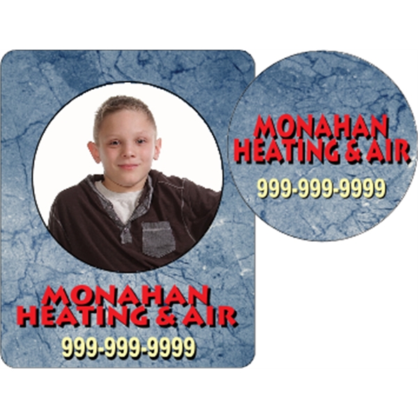 3" x 3.75" Circle Picture Frame Magnet