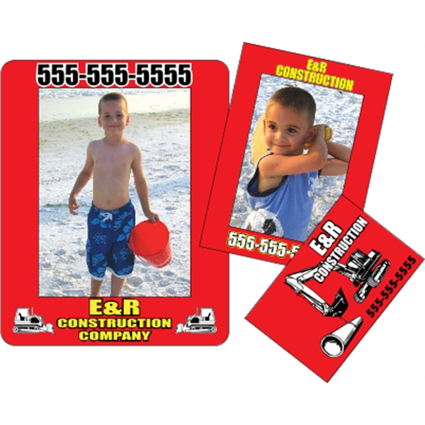 3" x 3.75"   2-Frames-in-1 Picture Frame Magnet