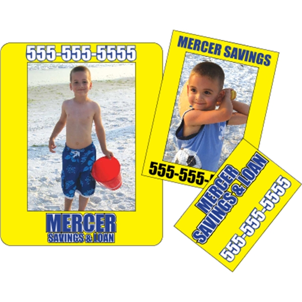 3" x 3.75"   2-Frames-in-1 Picture Frame Magnet