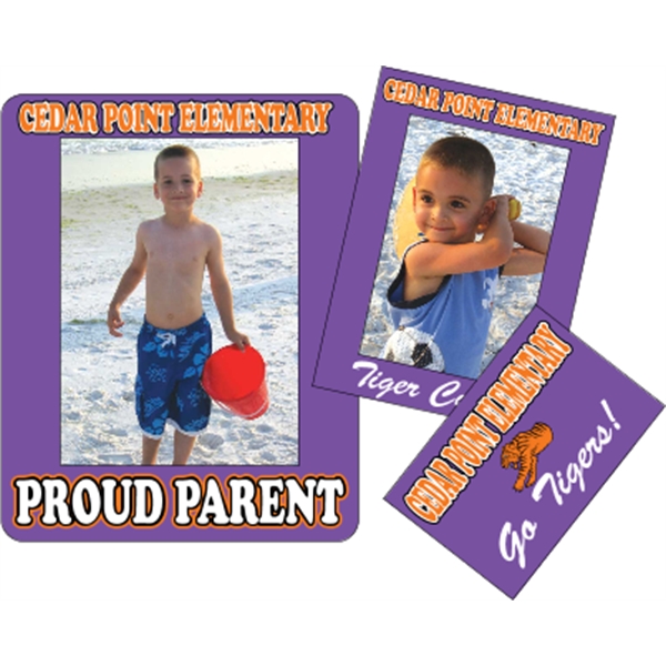 3" x 3.75"   2-Frames-in-1 Picture Frame Magnet