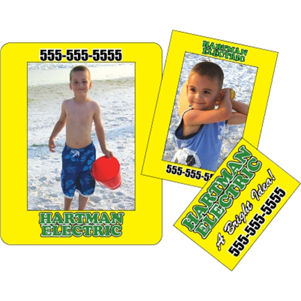 3" x 3.75"   2-Frames-in-1 Picture Frame Magnet