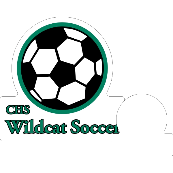 6" x 6" Special Shape Vinyl Bumper Sticker