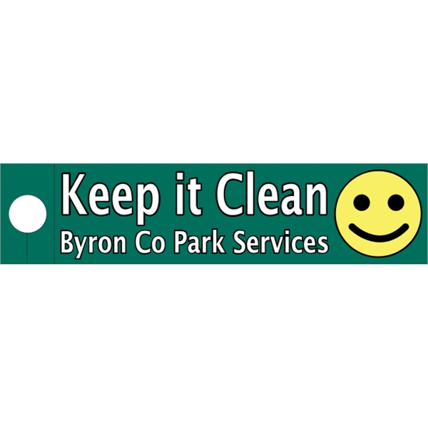 12.75" x 3" Door Knob Bumper Sticker