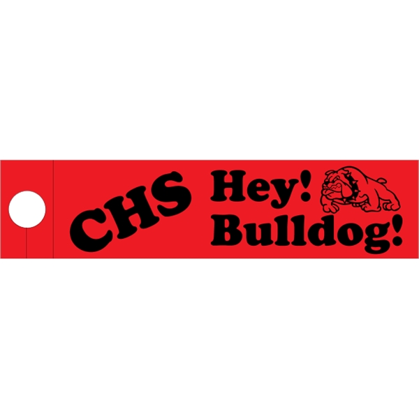 12.75" x 3" Door Knob Bumper Sticker