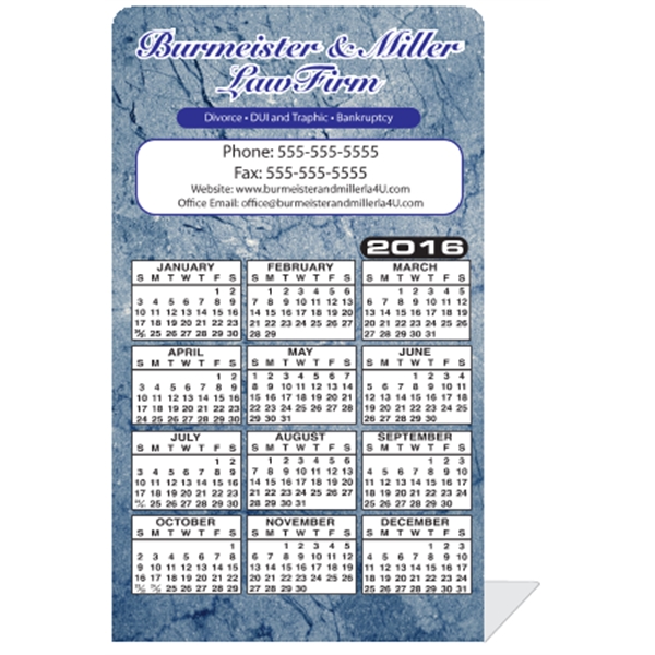 Round Cornered Calendar Stand