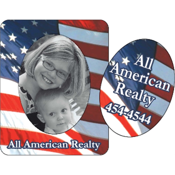 3" x 3.75" Oval Picture Frame Magnet