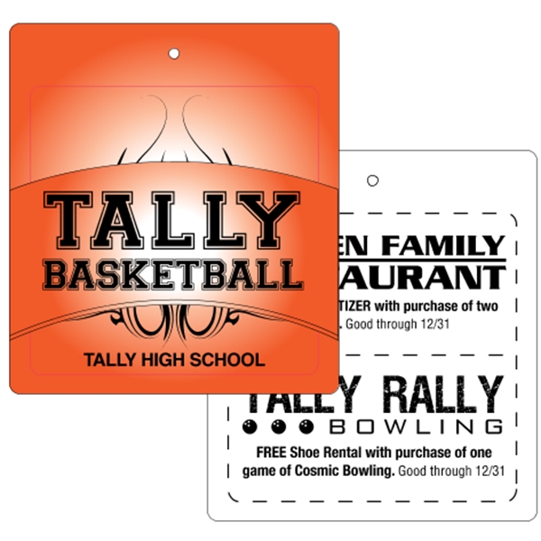 3.5" Square Apparel Hang Tag Decal