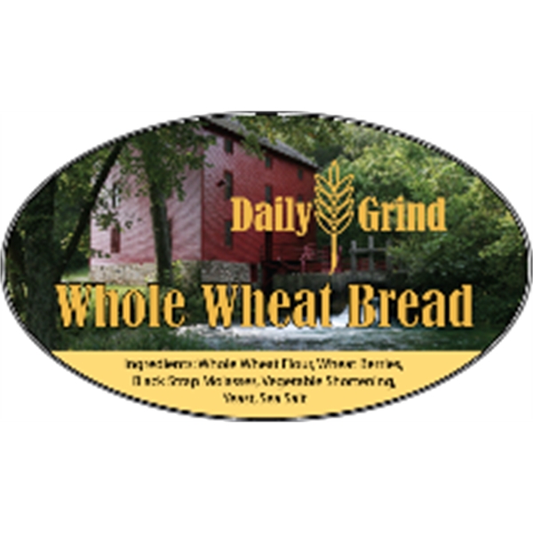 3" x 1.75" Kwik-Ship Digital Oval Decal