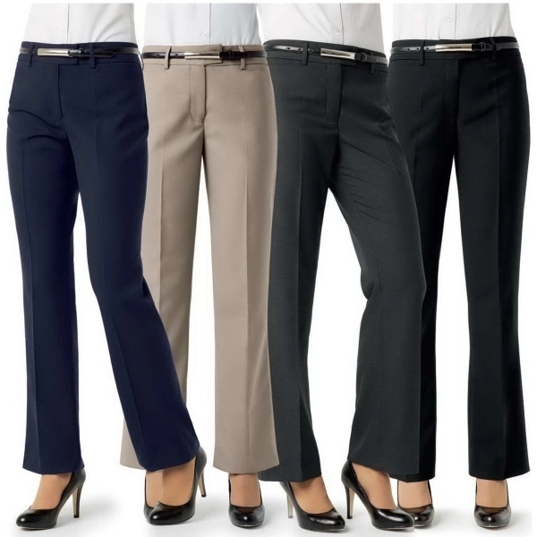 Ladies' Flat Front Classic Pant - Ladies' Flat Front Classic Pant - Image 0 of 4