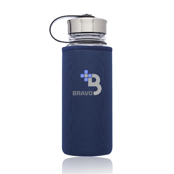 25 oz. Kangaroo Glass Bottles in Neoprene Pouch - 25 oz. Kangaroo Glass Bottles in Neoprene Pouch - Image 3 of 3