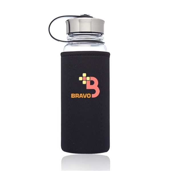 25 oz. Kangaroo Glass Bottles in Neoprene Pouch - 25 oz. Kangaroo Glass Bottles in Neoprene Pouch - Image 1 of 3