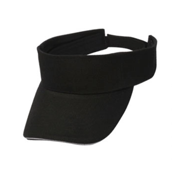 Brushed Cotton Sandwich Visor - Brushed Cotton Sandwich Visor - Image 2 of 6