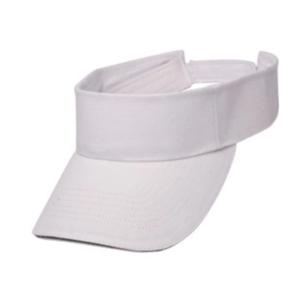 Brushed Cotton Sandwich Visor - Brushed Cotton Sandwich Visor - Image 5 of 6