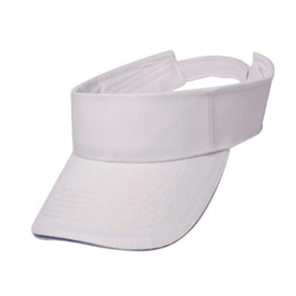 Brushed Cotton Sandwich Visor - Brushed Cotton Sandwich Visor - Image 6 of 6