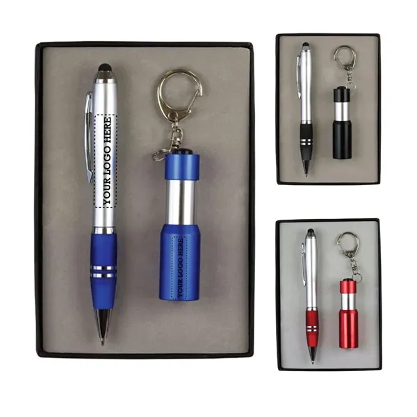 Stylus Pen & Led Flashlight Bottle Opener Gift Set - Stylus Pen & Led Flashlight Bottle Opener Gift Set - Image 0 of 3