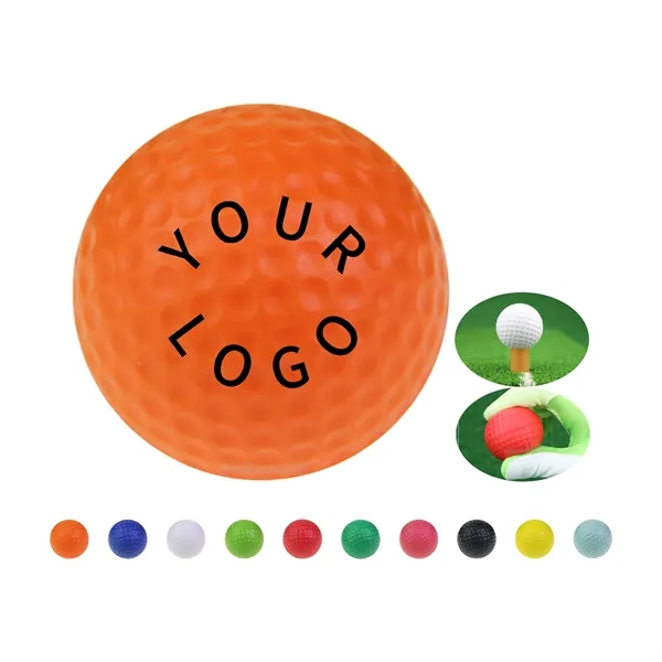 Golf Ball Foam Stress Ball Toy - Golf Ball Foam Stress Ball Toy - Image 0 of 12