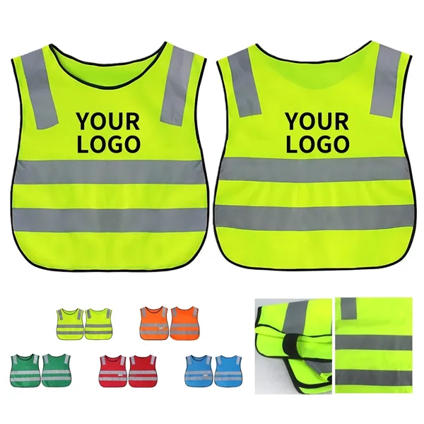 Children High Visibility Reflective Safety Vest - Children High Visibility Reflective Safety Vest - Image 0 of 7
