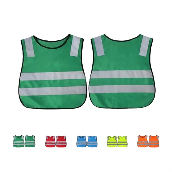 Children High Visibility Reflective Safety Vest - Children High Visibility Reflective Safety Vest - Image 1 of 7