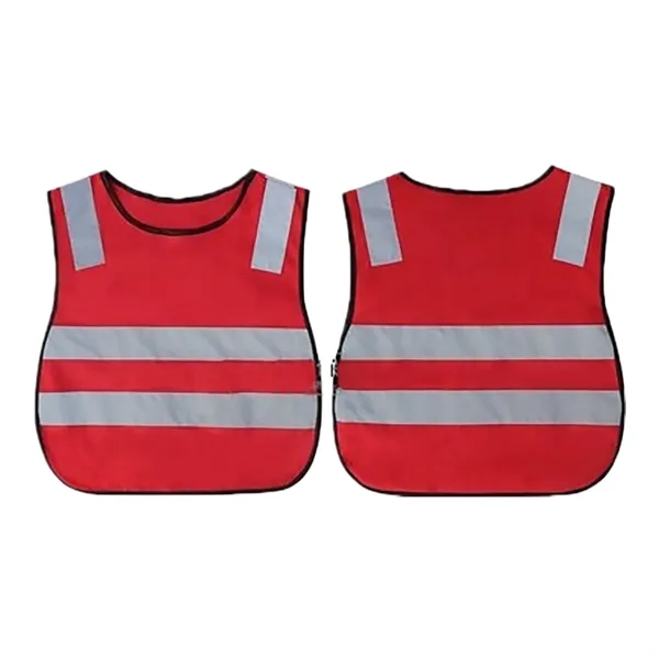 Children High Visibility Reflective Safety Vest - Children High Visibility Reflective Safety Vest - Image 4 of 7