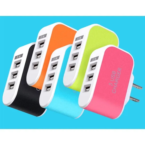 3 USB Candy Wall Charger - 3 USB Candy Wall Charger - Image 3 of 3