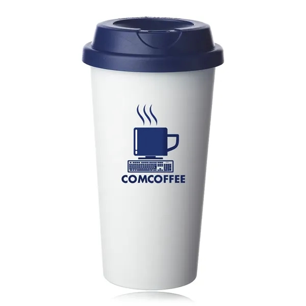 Florence 16 oz. Plastic Coffee Tumbler - Florence 16 oz. Plastic Coffee Tumbler - Image 8 of 11