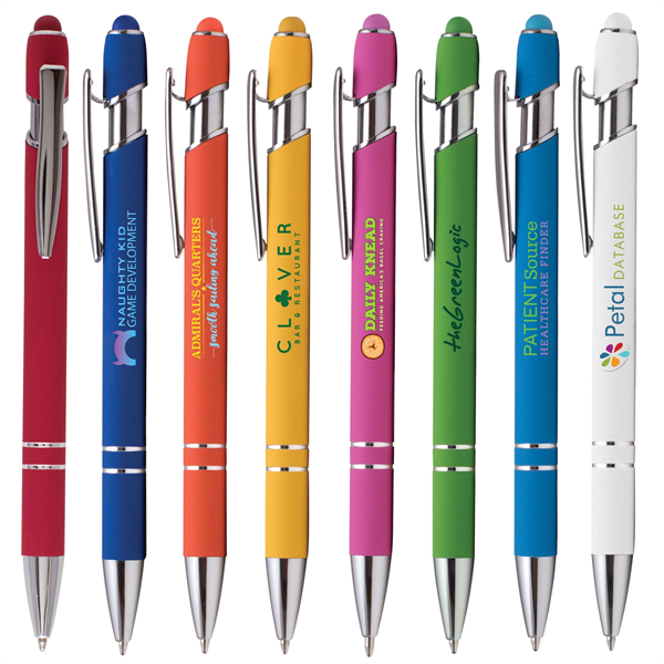 Ellipse Softy Brights w/Stylus - ColorJet - Metal Pen - Ellipse Softy Brights w/Stylus - ColorJet - Metal Pen - Image 0 of 17