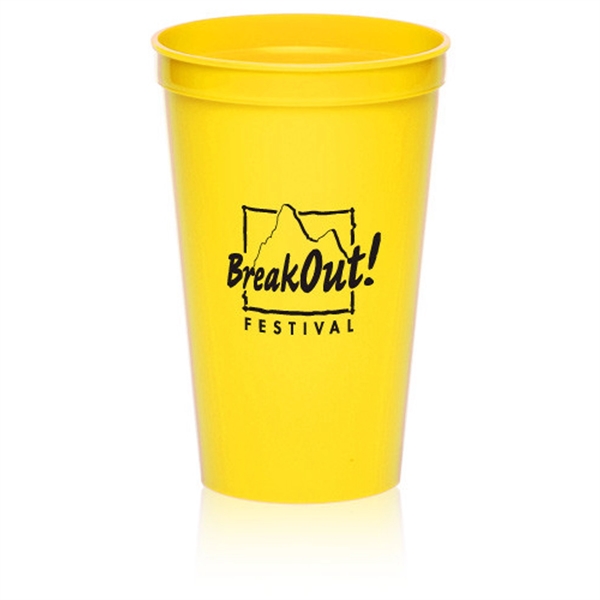 22 oz. Plastic Stadium Cup - 22 oz. Plastic Stadium Cup - Image 22 of 23
