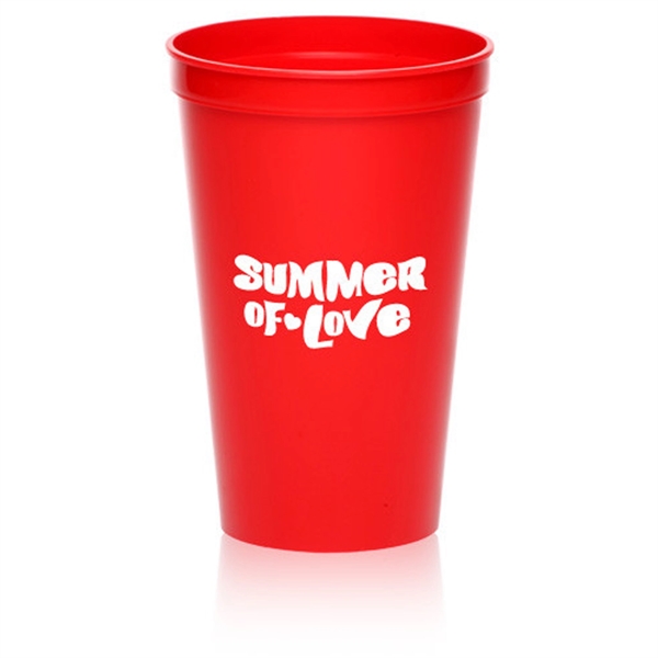 22 oz. Plastic Stadium Cup - 22 oz. Plastic Stadium Cup - Image 15 of 23