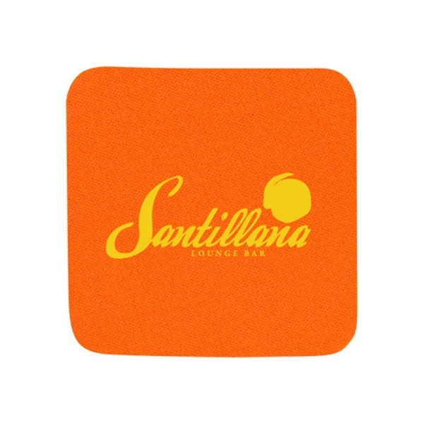 4 inch Squared Foam Coaster - 4 inch Squared Foam Coaster - Image 0 of 10