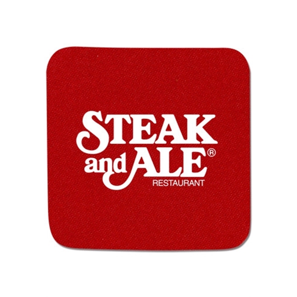 4 inch Squared Foam Coaster - 4 inch Squared Foam Coaster - Image 1 of 10