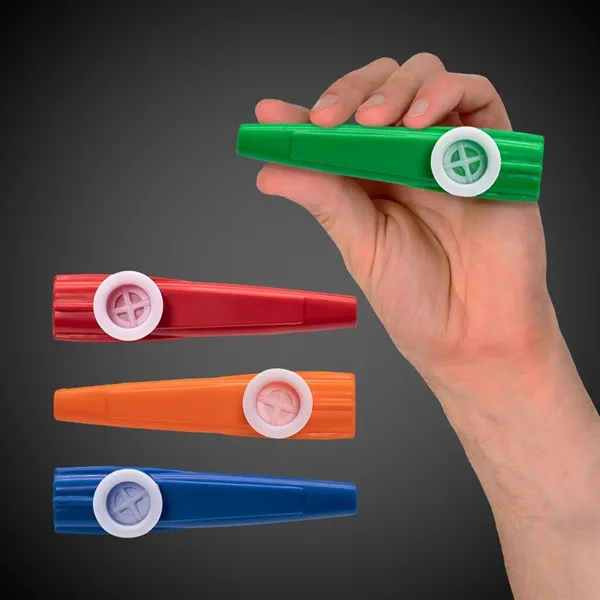3 1/2" Assorted Single Color Party Kazoos - 3 1/2" Assorted Single Color Party Kazoos - Image 1 of 5