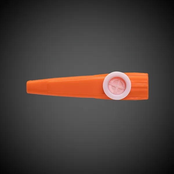 3 1/2" Orange Plastic Kazoo - 3 1/2" Orange Plastic Kazoo - Image 4 of 8