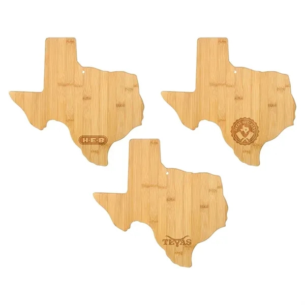 U.S. State Shaped Bamboo Cutting and Serving Boards - U.S. State Shaped Bamboo Cutting and Serving Boards - Image 1 of 26
