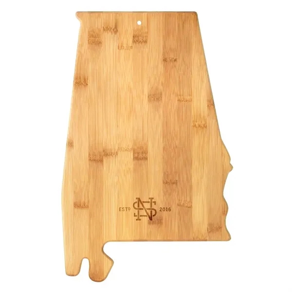 U.S. State Shaped Bamboo Cutting and Serving Boards - U.S. State Shaped Bamboo Cutting and Serving Boards - Image 9 of 26