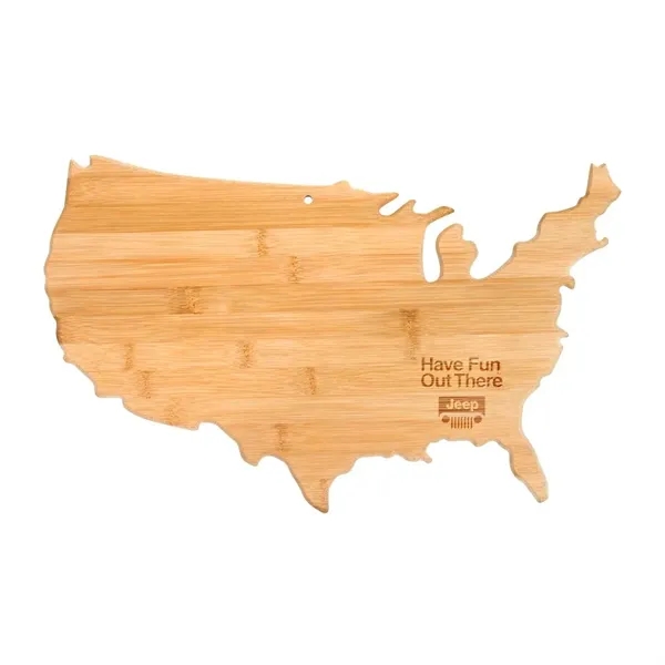 U.S. State Shaped Bamboo Cutting and Serving Boards - U.S. State Shaped Bamboo Cutting and Serving Boards - Image 0 of 26