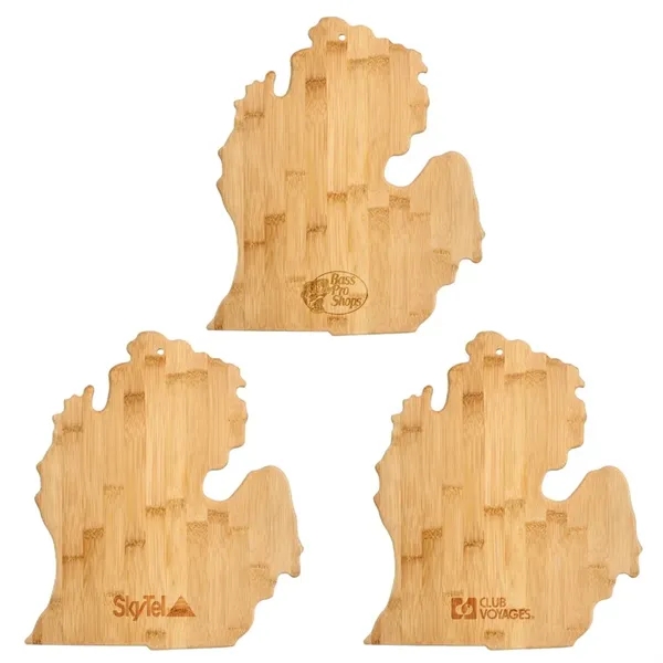 U.S. State Shaped Bamboo Cutting and Serving Boards - U.S. State Shaped Bamboo Cutting and Serving Boards - Image 25 of 26