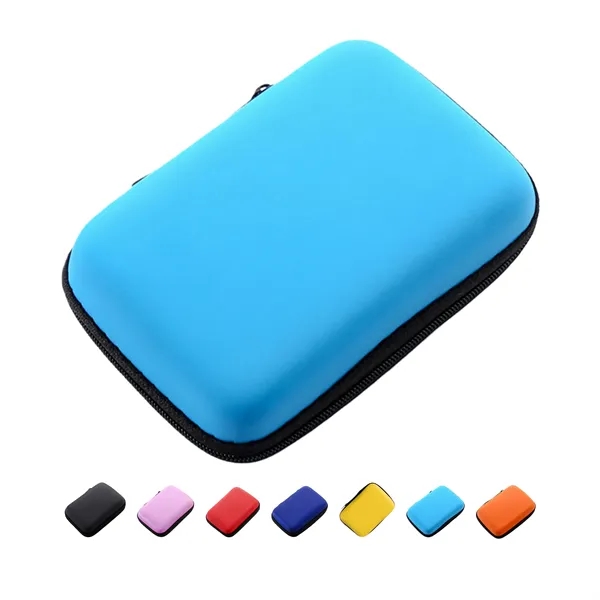 Square Earbud Cable Travel Storage Case - Square Earbud Cable Travel Storage Case - Image 2 of 9