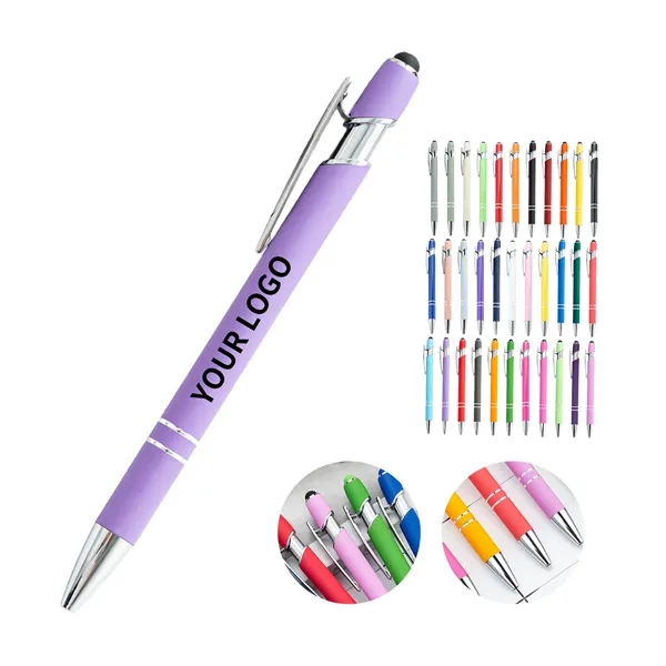 Aluminum Stylus Tip Ballpoint Writing Pen - Aluminum Stylus Tip Ballpoint Writing Pen - Image 0 of 35