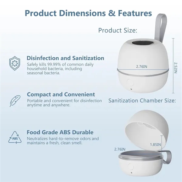 Portable Pacifier Sanitizer On The Go - Portable Pacifier Sanitizer On The Go - Image 4 of 8