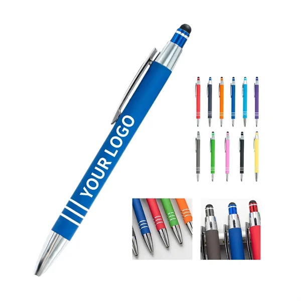Metal Stylus Tip Ballpoint Writing Pen - Metal Stylus Tip Ballpoint Writing Pen - Image 0 of 13