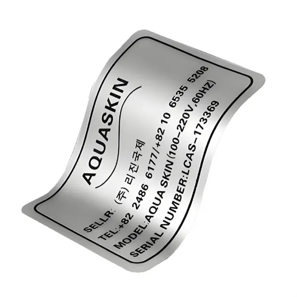 Self-Adhesive Metallic Silver Label Stickers 8.98 x 2.99'' - Self-Adhesive Metallic Silver Label Stickers 8.98 x 2.99'' - Image 6 of 6